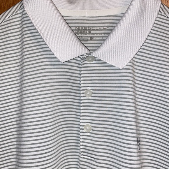 Men’s Nike Golf White Polo Shirt Soze:L - Picture 2 of 2